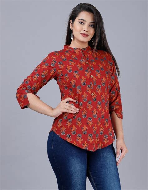 Cotton Printed Top Pure Cotton Tops Latest Price Manufacturers
