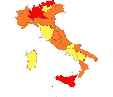 Ordinanze in vigore da lunedì primo febbraio. SARS-CoV-2, oggi il report ISS: nuovo "cambio colore", Veneto e Calabria verso la zona gialla ...