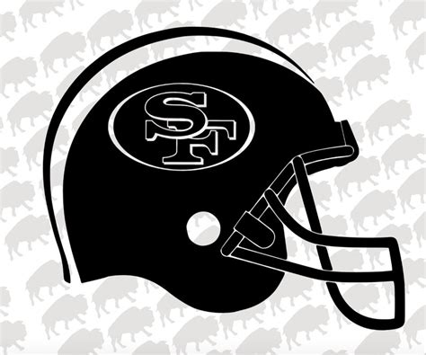 San Francisco 49ers Svg 49ers San Francisco Football Helmet Cricut Cut