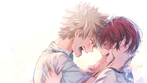 Katsuki Bakugou Shoto Todoroki Hd My Hero Academia Wallpapers Hd