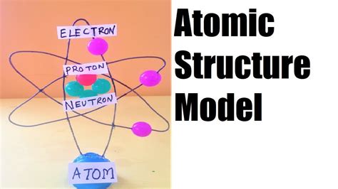 Atomic Model Project Rutherford Bohr D Model Making Using Waste