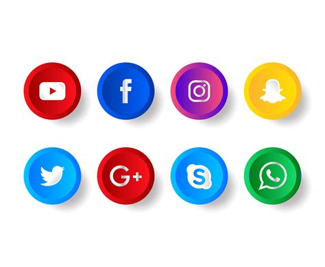 Social Icons Vector Free Berrygai