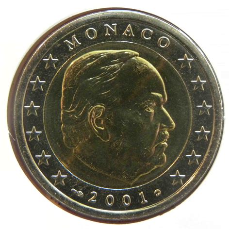 Monaco 2 Euro Münze 2001 Euro Muenzentv Der Online Euromünzen Katalog