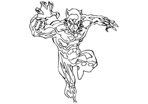 Free Printable Black Panther Coloring Pages