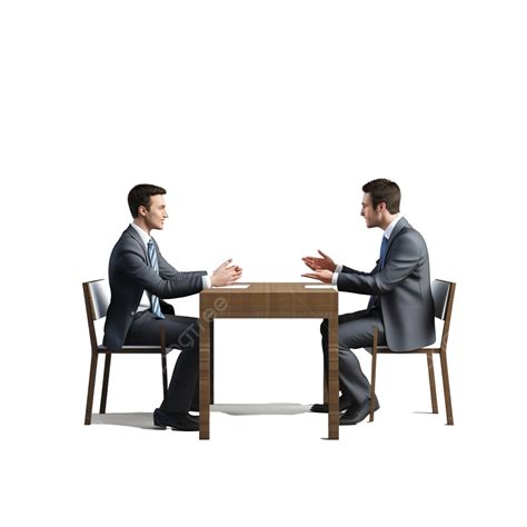 3d Rendering Job Interview Isolated Useful For Business Industry