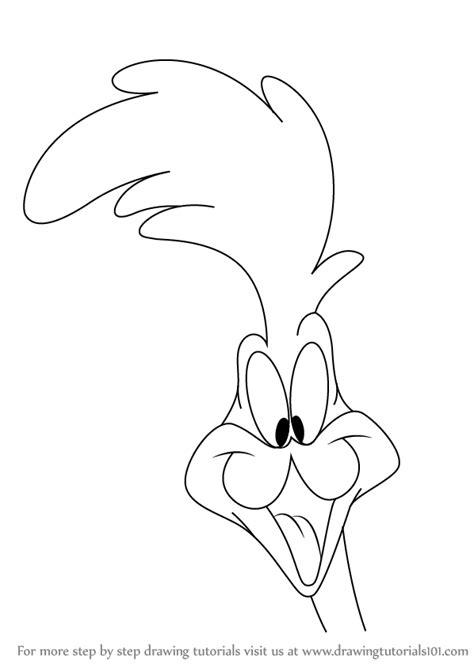 #bird whisperer project #roadrunner #greater roadrunner #bird nerd #ink drawing #looney tunes #roadrunner #greater roadrunner #it's so smolllll #kyaaaa #too cute. Learn How to Draw The Road Runner Face (The Road Runner ...