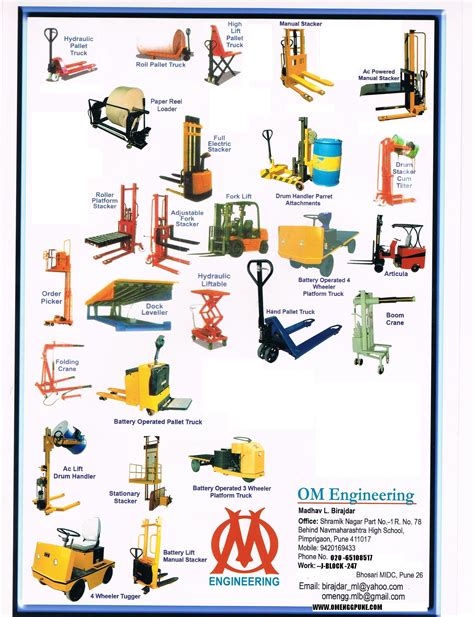 Material Handling Equipment By Om Material Handling Material Handling