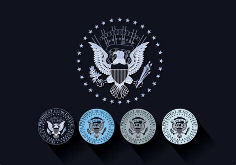 It is only fitting that a country with such an established tradition of design should create a logo for its. Presidential Seal Vector - Download Free Vectors, Clipart ...
