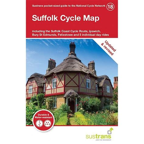 Suffolk Sustrans Cycle Network Map 18