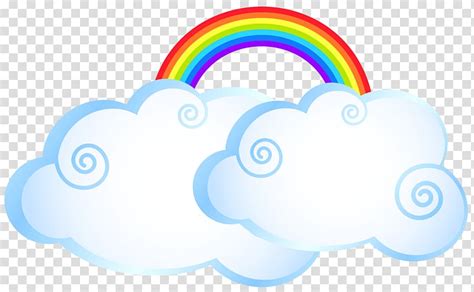 Free Download Clouds And Rainbow Illustration Rainbow Cloud Cartoon