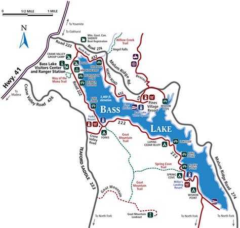 Map And Directions — Bass Lake Chamber Of Commerce