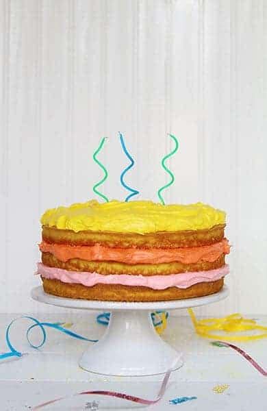 Happy Birthday Naked Cake I Am Baker