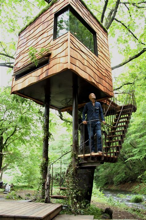 Treehouse By Takashi Kobayashi Japan Planes De La Casa Del árbol