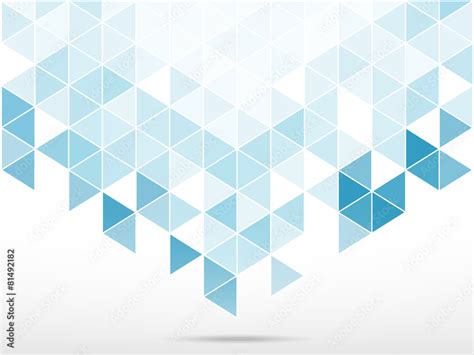Abstract Background With Light Blue Triangle Shape Stock Vector Adobe