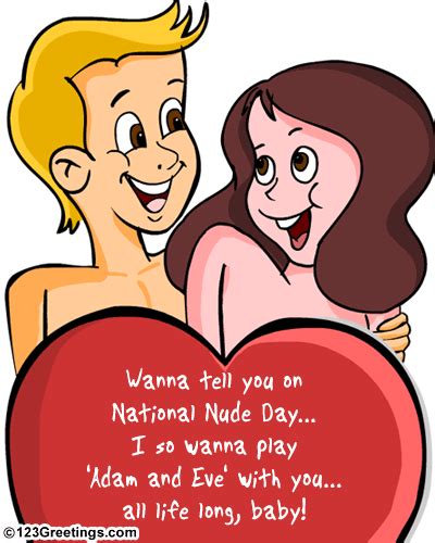 A Fun Card On Naked Day Free Naked Day ECards Greeting Cards 123