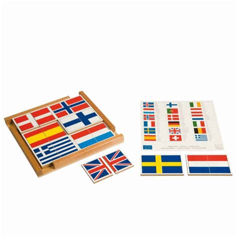 Flag Puzzle Of Europe Nienhuis Montessori Teia Education And Play
