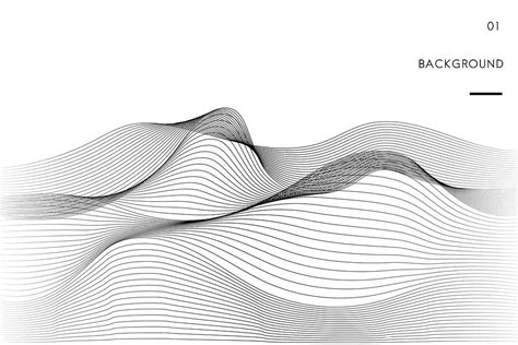 Data Visualization Dynamic Wave Pattern Free Vector Rawpixel