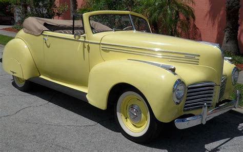 Vintage Convertibles Classic Motorcar To Find A 1940 Hudson P40 Deluxe Six Convertible Has