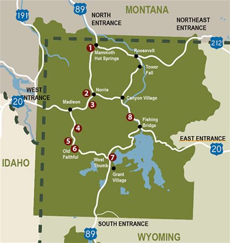8 Best Yellowstone Geyser Basins And Map My Yellowstone Park