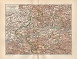 Österreich OB der Enns UNTER der Enns 2x Landkarte von 1896 Ried Wien ...