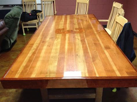 Decommissioned rail from around the country, granite stone ballast, timbers along with 1/2 thick tempared glass, the trackside is a beautiful mix of yesteryear and present day. GALLERY: Firehouse Kitchen Tables - Model City Firefighter ...