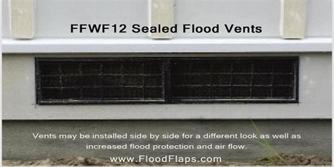 Ffwf12 Sealed Flood Vents With Description Flood Flaps Flood Vents