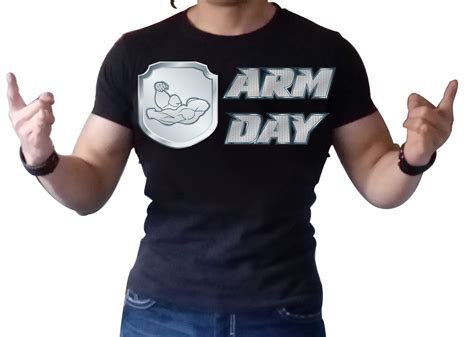 arm day t shirt 02 fitness punk muscle cars