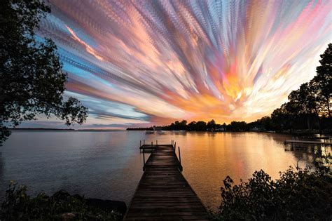 Dream Scene Time Lapse Photography Photo Merge Sky And Clouds