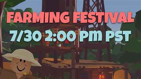 Roblox Islands Farming Festival Try Hard Guides