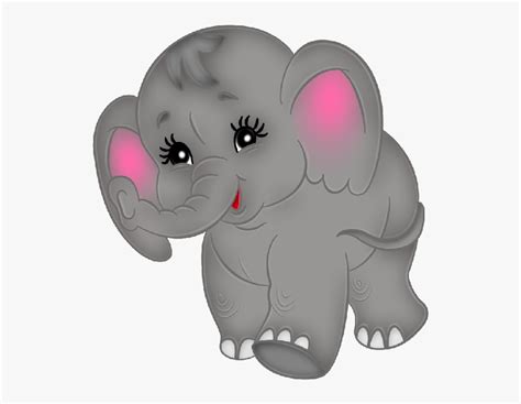 Baby Elephant Clipart 2 Cute Baby Elephant Animated Hd Png Download