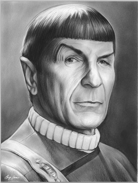 Leonard Nimoy As Mr Spock In Star Trek By
