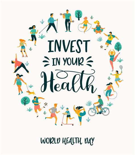 World Health Day People Leading An Active Healthy Lifestyle 452395