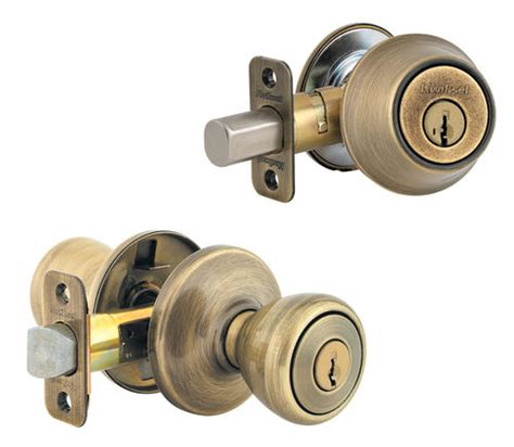 Kwikset Tylo Entry Knob And Single Cylinder Deadbolt Combo Pack At