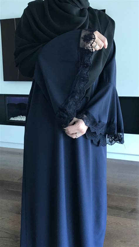 Madina Paris New The Abaya Lace All Colours Hijab Syari Abaya