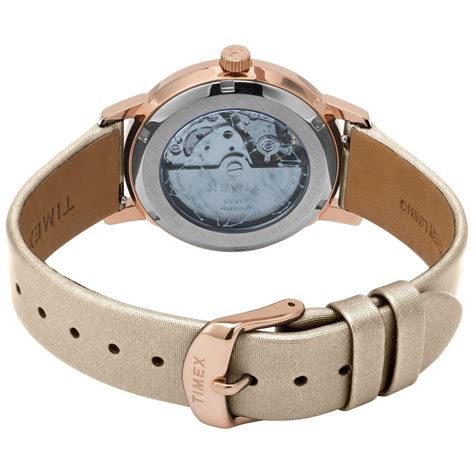 Timex Celestial Opulence Automatic 38mm Rose Gold Silver Timex Timex