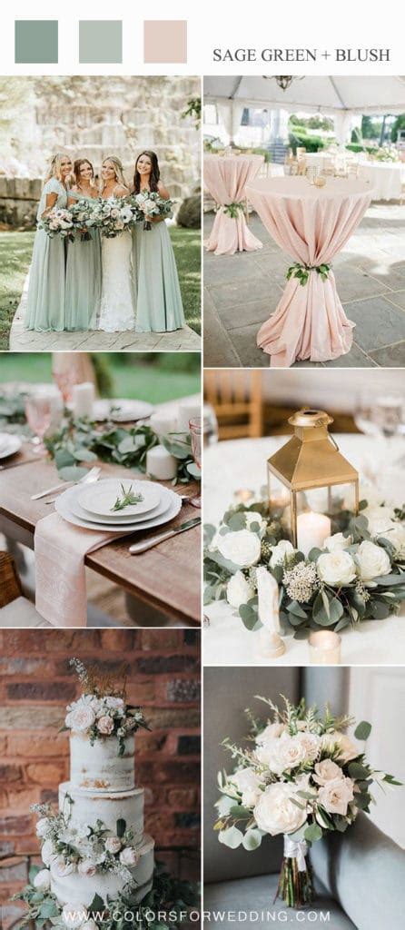 Sage Green And Blush Wedding Colors Ideas Cfc