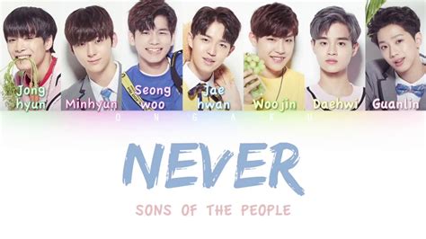 Produce 101 Season 2 Sons Of The People Never Color Coded Hanrom