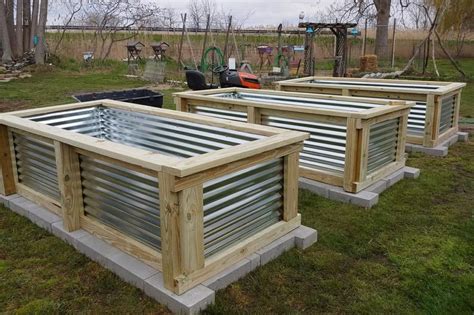 Maybe you would like to learn more about one of these? 4X8 Raised Garden Bed Plans/Raised Planter Plans/Corrugated Metal Beds/ | Metal garden beds ...