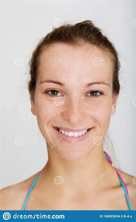 Complexion with freckles stock photo. Image of complexion - 140923034