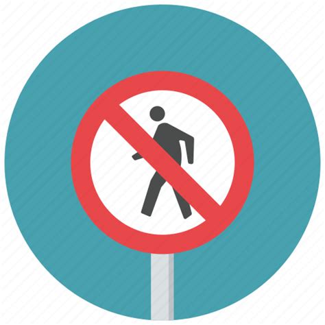 No pedestrian, pedestrian, pedestrian prohibit, prohibit, traffic sign ...