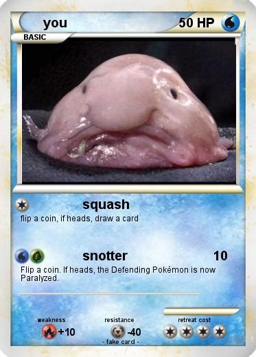 Pokémon You 1167 1167 Squash My Pokemon Card