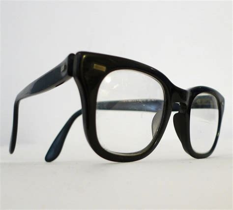 bandl black horn rimmed eyeglasses classic usa mad men 1960s