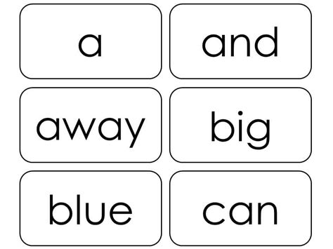 Sight Word Flashcards With Pictures Play Kids Games Online For Free