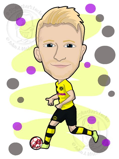 Marco Reus Borussia Dortmund Cartoon