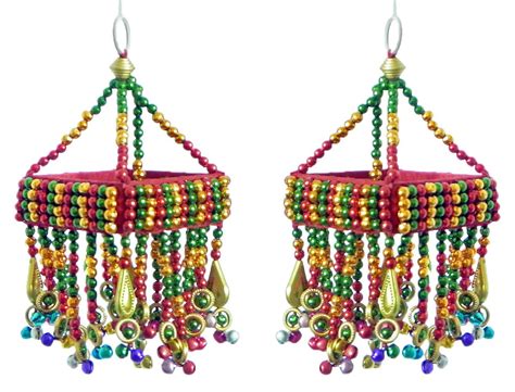 Wall trim is a strong visual signal, conveying the architectural style of a room in a glance. Pair of Decorative Wall Hanging with Bead Work - Show ...