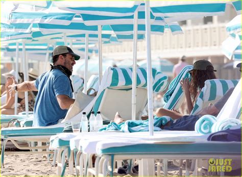 jon hamm goes shirtless for beach day with girlfriend anna osceola photo 4488590 bikini jon