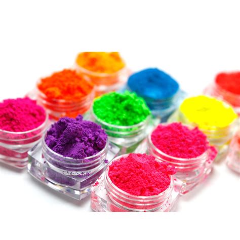 China Fluorescent Neon Powder Pigments Cosmetic Fluorescent Pigment