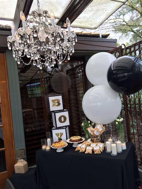 Boy Baby Shower Gold Black And White Themed Shop Rent Consign