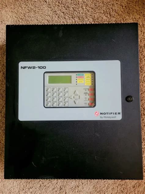 NOTIFIER NFW2 100 198 Point Addressable Fire Alarm Control Panel And