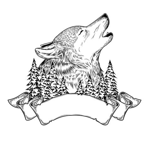 Wolf Vector Wolf Svg Hunting Svg Mountain Svg Wolf Combination Svg Pdmrea